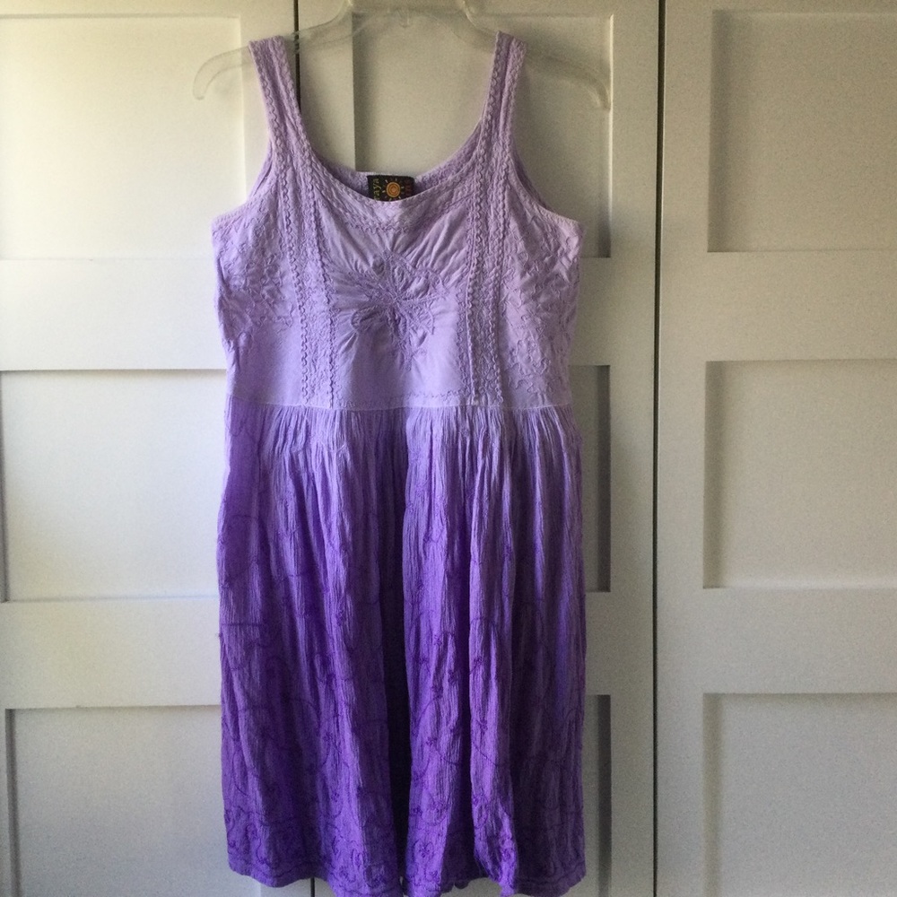 Vintage Sundress Swim Coverup With Flaws